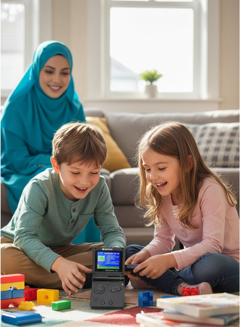 جهاز ألعاب محمول كلاسيكي بشاشة قابلة للطي - ألعاب كلاسيكية مدمجة، قابل لإعادة الشحن، تصميم صغير الحجم - Image 2